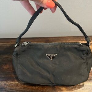 Prada Black Nylon Pochette